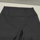 CRZ YOGA Secretsculpt Butterlift Biker Shorts 4" - No Front Seam High Waisted Womens Workout Gym Booty Scrunch Butt Black Medium