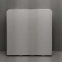 Folding Table 4 Foot Portable Heavy Duty Plastic Fold-in-Half Utility Table Small Indoor Outdoor Adjustable Height Folding with Carrying Handle, Camping and Party,White