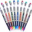 Uni-Ball EYE UB-157 Rollerball Pen 0.7mm Ball [Pack of 10] One of each Colour