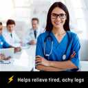 FUTURO Ultra Sheer Pantyhose for Women, Large Size, Mild Compression (8-15 mm/Hg), Improves Circulation to Minimize Swelling, Relieves Tired & Achy Legs, Reinforced Toe & Heel (71018FCNEN)