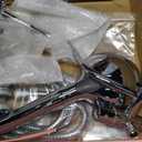 Cobbe 12 Inch All Metal Rain Shower Head, Dual Shower Heads with Handheld Spray Combo - Upgrade Extension Arm Height Adjustable - 9 Spray Filtered Shower Head, Brushed Nickel