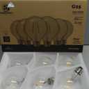 E ENERGETIC LIGHTING 5W Dimmable G25 LED Globe Light Bulb, G25 LED Vintage Light Bulb, 60W Equivalent, 500Lumens, 2700K Soft White, E26 Base, ETL Listed, 6-Pack