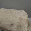 EVERGRACE Velvet Quilt Set King Size, Luxurious Soft Quilted Bedding Sets, Lightweight Velvet Comforter for All Season, Striped Channel Bedspread Coverlet with 2 Shams, Urban Taupe