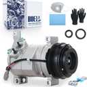AC Compressor Fit for 2000-2013 Chevy Silverado Suburban 1500 2500 Tahoe GMC Yukon XL 1500 2500, 2001 2002 2003 2004 2005 2006 2007 2008 2009 2010 2011 2012 2013 Air Conditioner Compressor CO 29002C
