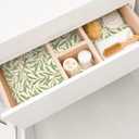 Gersoniel 10 Sheets Drawer Liners for Dresser Scented Drawer Liners Non Adhesive Scented Paper for Fragrant Home Shelf Closet(Linen,Greenery)