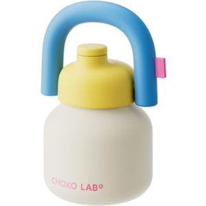 CHAKO LAB Water Bottle with Straw and Carry Handle | Wide Mouth vacuum Ceramic Liner | Reusable, leak-proof and BPA-free | 33oz(Cake)
