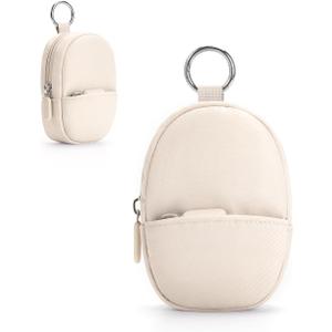 Soft Camera Case Compatible With Kodak Pixpro FZ45 FZ55 & Camkory FHD 1080p,Lightweight Digital Camera Carrying Case With Extra SD Cards Storage, Protective Travel Bag - Perfect Gifts, Beige