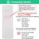 Ceiling Fan Remote Control for Harbor Breeze, Replacement for A25-TX001-R1/A25-TX005-R/A25-TX013/ZJF-RT01A, 3 Speeds & Light Dimmer, Remote with Wall Mount, 315MHz (Remote Only)