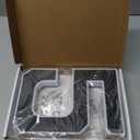 ISUNMEA 9 Inch Solar Lighted House Numbers for Outside, Light Up Waterproof LED Address Numbers Signs for Houses, Large Personalized Illuminated Exterior Modern House Numbers Light (5-Black, 9IN)