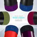 3 x Silicone Boots for 24 oz Water Bottles  2-Pack Protective Sleeves (Green & Black)  Custom Fit for CoolReady Stainless Steel Bottles