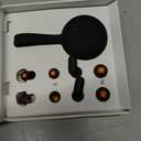 Ear Plugs for Sleeping All-Night Wear without Ear Pain Side Sleeper Patent Qufits Eartips Ultra-Comfy Reusable Earplugs for Sleep, Focus, Study, Travel, 23dB Noise Reduction - Black