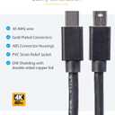 StarTech.com 6ft (2m) Mini DisplayPort Cable, 8K 60Hz HDR10, Ultra HD 4K 120Hz Video, mDP 1.4 Cable for Monitors, Mini DisplayPort Cord - M/M (Black)