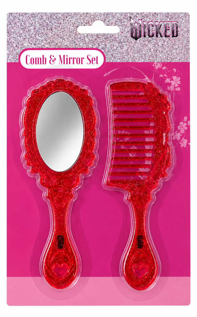 5 x Wicked comb and mirror set