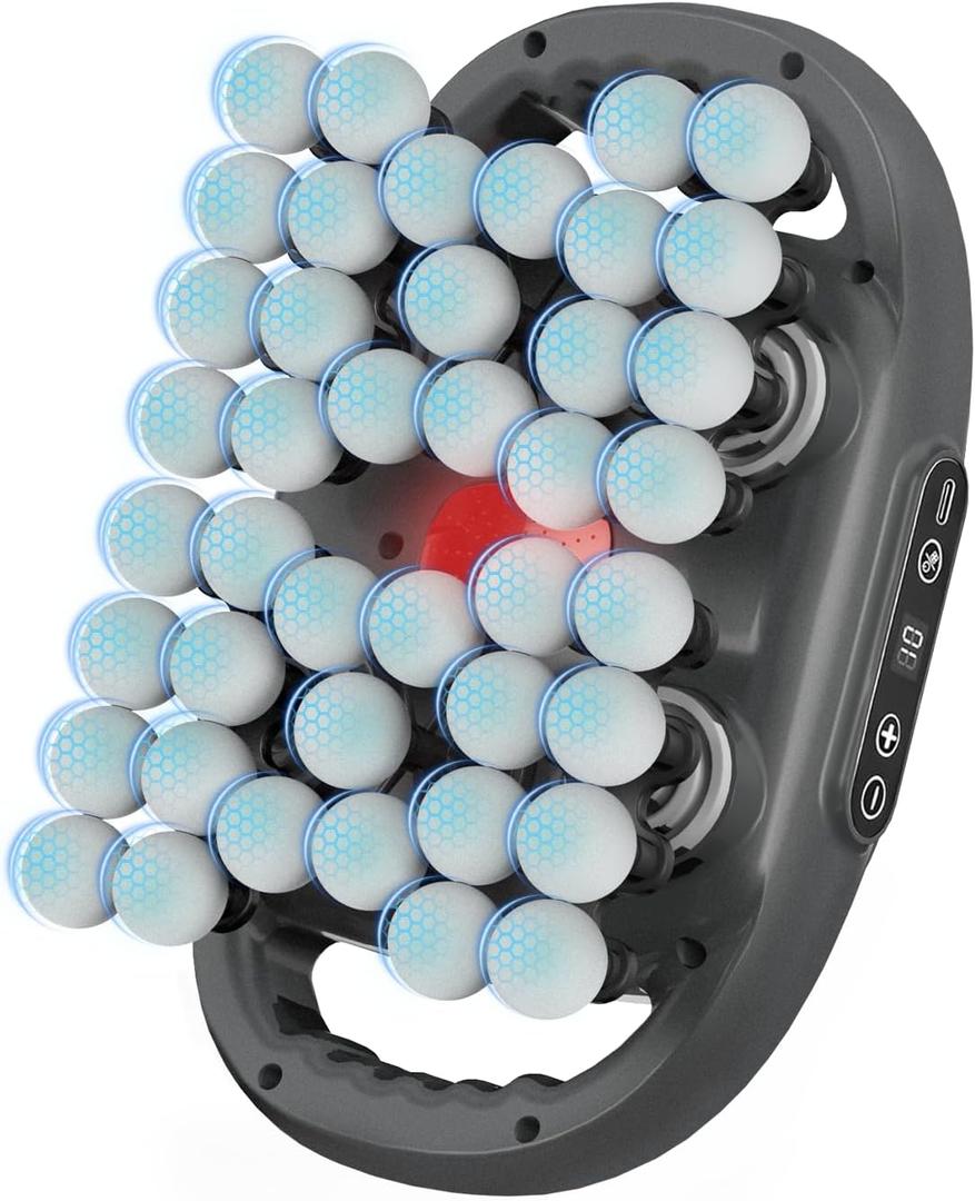 42 Head Massage Gun Deep Tissue Set, Deep Tissue Percussion Massager, Made for Bigger Muscle Areas, 9 Modes & 9 Intensity Levels, for Back, Legs & Glutes