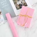 2 x BEISHIDA Dark Pink Gift Wrapping Paper Roll, 15in X 32ft Kraft Bulletin Board Paper Gift Wrap for Christmas Mother's Day Valentine's Day Graduation, Flower Wrap