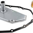 RE0F11A CVT Transmission Filter Oil Pan Gasket Kit Compatible With Nissan 2013-2019 Sentra 1.8L,2012-2019 Versa 1.6L,2014-2019 Versa Note 1.6L 33010-JF015 31726-28X0A 31726-3JX0A 19318012