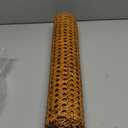 Natural Width Rattan, Cane Webbing Roll Woven Cane Mesh Net, Natural Vine Rattan Mesh Roll Sheet Webbing Caning Material for Chairs Kit (14 inches 35 cm*2 m)