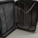 Amazon Basics 26" Hardside Medium Checked Luggage, Expandable Hardshell Suitcase with Telescoping Handle, Scratch-Resistant Surface, Four Multi-directional Wheels, Rose Gold