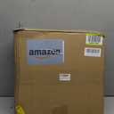 Foldable Dog Ramp for Small to large Pets, Non Slip Oxford Fabric Bottom, Mesh Storage Pocket & Belcro Base, Pet Stairs for High Beds, Cars, Couches & Stairs. PU Leather Cover with Printed Sides Grey.