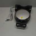 Waffle Maker, Round Classic Belgian Waffle Iron with 180Rotating Design, Nonstick Plates & Cool Touch Handle, 1080W Fast Heating Waffle Machine, Brushed Stainless, Silver (4 Slices)