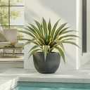 Artificial Agave Plants Outdoor, 24 Large UV Resistant Fake Agave with 24 Lifelike Leaves, Faux Succulents Plant for Home Front Porch Patio Garden Yard Indoor Decor 2Pack
