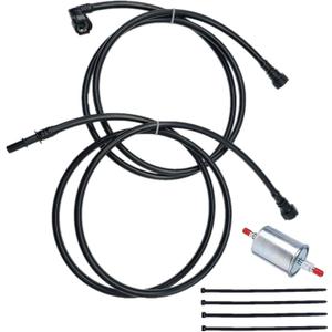 Fuel Line Replacement Kit FL-GM16D NFR0012 FL-GM56C GM56B,Nylon Fuel Line Repair Kit Compatible with Chevy S10 GMC Sonoma 1997-2005
