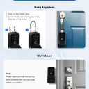 [New]Smart Lock Box,CATCHFACE Wireless Smart Key Lock Box App Control,Share eKey,Key Lockbox Wall Mount&Door Handle,Electronic LockBox Realtor/Home/Office/Warehouse/Vrbo/Cars
