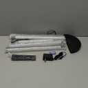 luckystyle Smart RGB+IC Corner Floor Lamp,Bright LED Tall Modern Floor Lamp with APP and Remote,Ambient Lighting Color Changing Standing Lamps with Music Mode and Timing for Living Room,Bedroom,Party (Black)