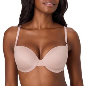 Maidenform Women's Push-up Bra, Comfortable Underwire Lace Bras for Women, Sexy Lace, Natural Lift, Adjustable Straps, Size 38B 
