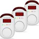 1 Packs Natural Gas Detector - Gas Leak Detector for Home,RV, Gas Detectors for Home Natural Gas,Combustible Gas Detector for LNG, LPG,Propane,Methane.