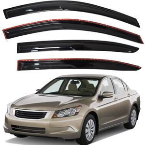 LABLT Window Vent Visor Rain Guard Shade Replacement for Honda Accord 4Door Sedan 2008 2009 2010 2011 2012