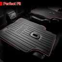 Second Row Backrest Kick Mat for 2020-2025 2026 Ford Explorer 6 Passenger, All Weather 2nd Back Seat Cover Protector for 2026 2025 2024 2023 2022 2021 2020 Ford Explorer Accessories