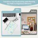 2026 Planner, Weekly and Monthly Calendar Planner Agenda, Jan 2026 - Dec 2026, Planning Academic Book, Office Desk Accessories and School Supplies - A5 (6.3'' x 8.5'') (Blue Daisies)