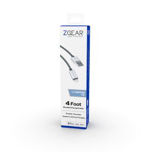 ZGear 4 Braided Light Metal Tip Cable