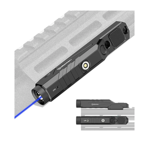 1600 Lumens Blue Laser Light Combo Compatible with M-Lok/Picatinny for Rifle, Weapon Light with with Momentary Strobe, Rechargeable