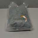 SearchI Stretch Dining Chair Seat Covers Set of 6, Soft Removable Washable Seat Covers for Dining Chairs, Dining Room Seat Cover Slipcover Protector (Rear-Covered, Diamond Aegean Teal)