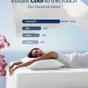 REST Evercool+ Cooling Sheet Set, Queen Size, Arctic White, Breathable Bed Sheets for Hot Sleeper and Night Sweats, with Pillowcases, with Ionic+ Self-Cleaning Silver Yarn for Sensitive Skin, 4PCS