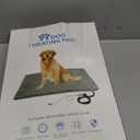 Dog Heating Pad Outdoor, Heated Dog Bed Indoor for Cats, Warming Electric Pet Heating Pad Temperature with Timer, Waterproof Heated Pet Mat with Chew Resistant Cord, for Puppy Kitten, 28 * 18 in