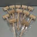 12 Pack Wooden Crab Mallets Natural Hardwood Crab Hammers Lobster Seafood Crackers