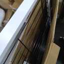 ZJSF Free Standing Indoor Dog Gate for The House Expandable Freestanding Dog Gates Indoor Wood White Expandable Pet Gate Adjustable Extra Wide Puppy Gates 32 inches Tall Width from 30 to 53 inches