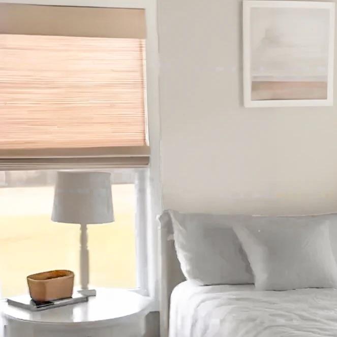 Tailor Woven Bamboo Shade| Wall White, Width: 35.5"