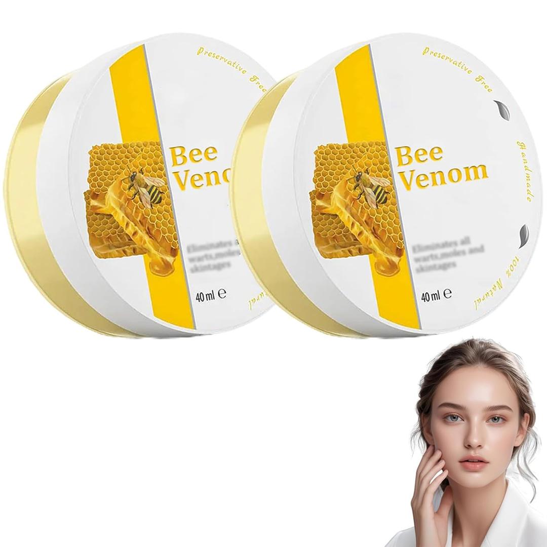 2025 New Professional Bee Venom Repair & Hydrating Moisturizing Cream for Skin(2PCS), Expired Date: 02/02/2028