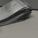 100 Pack Mylar Bags for Food Storage 4 x 7 Inch Smell Proof Bags with Clear Window Resealable Aluminum Foil Packaging Pouch Bag Silver