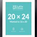 LaVie Home 20x24 Picture Frame Black Poster Frame