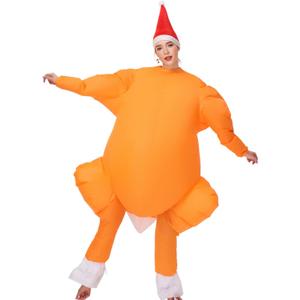 MROMT Inflatable Santa Claus Costume for men Xmas Santa Suit Blow Up Costume Adult Christmas Suit. Fits those between 4.9ft (1.5M) to 6.2ft (1.9M) Turkey