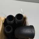 Livabber Industrial Pipe Clothes Rack, Heavy Duty Detachable Iron Garment Rack Wall Mounted, Rustic Saving Space Clothes Bar Multi-Purpose Hanging Rod for Bedroom, Closet, Black (60 Inch)