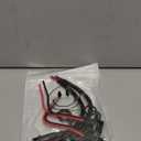 2Pin Waterproof Connector,2 Wire Male Female Plug LED Connector with 16AWG M16 Waterproof Cover Extension Cable with Ear Panel Installation Type for Car, Boat, LED Strip Lights.(2Pairs)