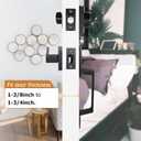 Azdele Front Door Handle and Deadbolt Set, Front Door Lock Set, Exterior Door Lock Set, Front Door Handle with Single Cylinder Deadbolt for Exterior Door, Reversible for Right&Left(Oil Bronze Modern)