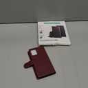 SUANPOT for Samsung Galaxy A71 5G (Non 4G Version) Leather Wallet case with RFID Credit Card Holder Flip Folio Book Phone case Cover for Samsung A71 case Wallet for Men Women Shockproof Wine Red