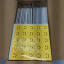 HORLIMER 8x5.5x1.6 inches Shipping Boxes Set of 25, White Corrugated Cardboard Box Literature Mailer, 25 Stickers Included